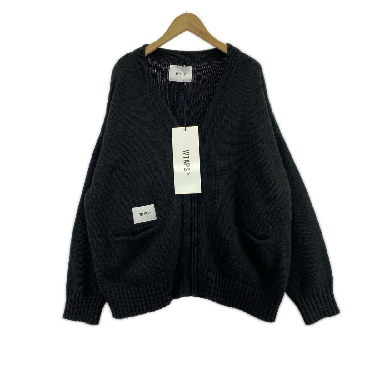 カーディガン PALMER SWEATER 222MADT-KNM04 (2) ブラック 2 ブラック