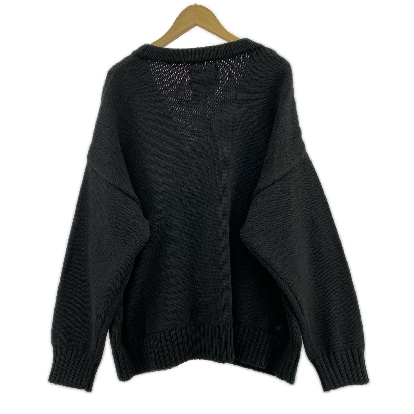 カーディガン PALMER SWEATER 222MADT-KNM04 (2) ブラック 2 ブラック