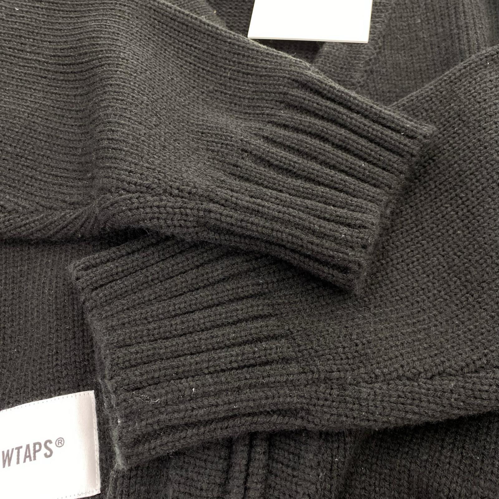 カーディガン PALMER SWEATER 222MADT-KNM04 (2) ブラック 2 ブラック