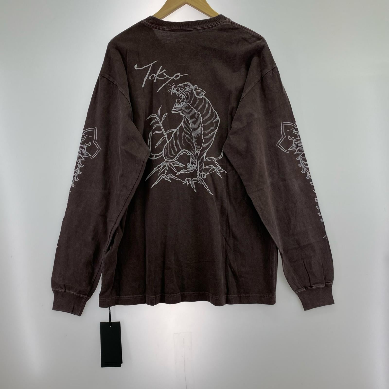 長袖Ｔシャツ 25AW SOUVENIR L/S T-SHIRT 252PCNH-LT14 L ブラウン