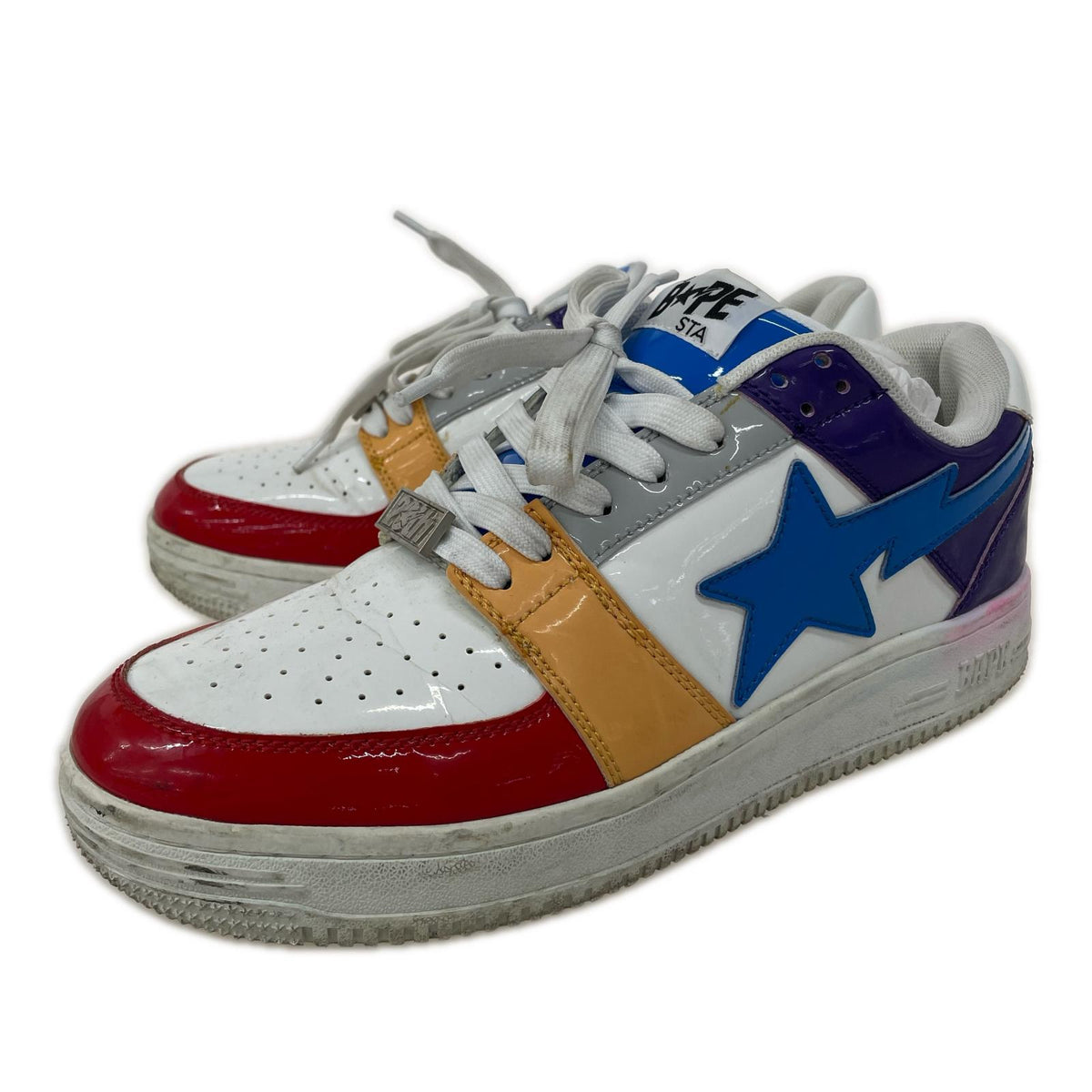 スニーカー CRAZY BAPE STA LOW M2/ｸﾚｲｼﾞｰﾎﾜｲﾄ/27.5cm 27.5cm (US9 1/2 UK9 EU45) マルチカラー