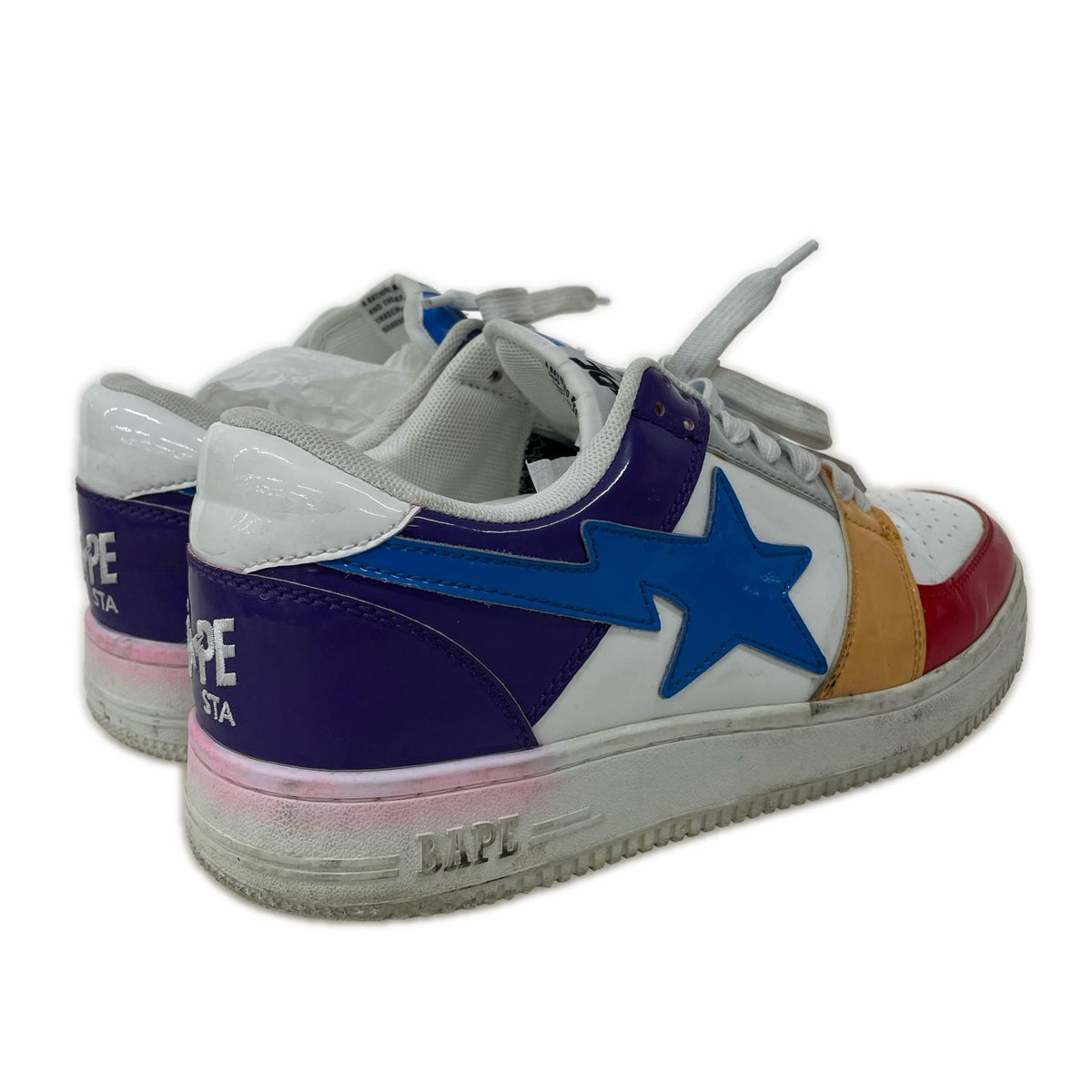 スニーカー CRAZY BAPE STA LOW M2/ｸﾚｲｼﾞｰﾎﾜｲﾄ/27.5cm 27.5cm (US9 1/2 UK9 EU45) マルチカラー