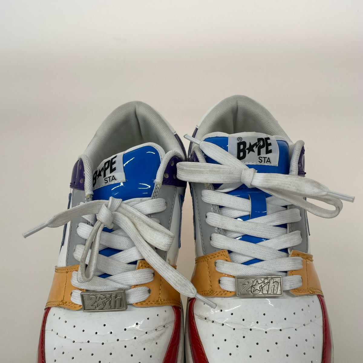 スニーカー CRAZY BAPE STA LOW M2/ｸﾚｲｼﾞｰﾎﾜｲﾄ/27.5cm 27.5cm (US9 1/2 UK9 EU45) マルチカラー