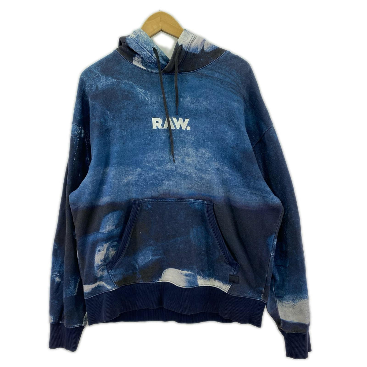 ニット G-STAR RAW ﾚﾝﾌﾞﾗﾝﾄ 夜警 ﾊﾟｰｶｰ (M) M ネイビー