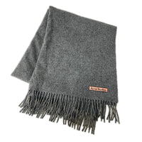 その他アクセサリー Acne Studios ﾌﾘﾝｼﾞｳｰﾙｽｶｰﾌ CA0102 ｸﾞﾚｰ グレー