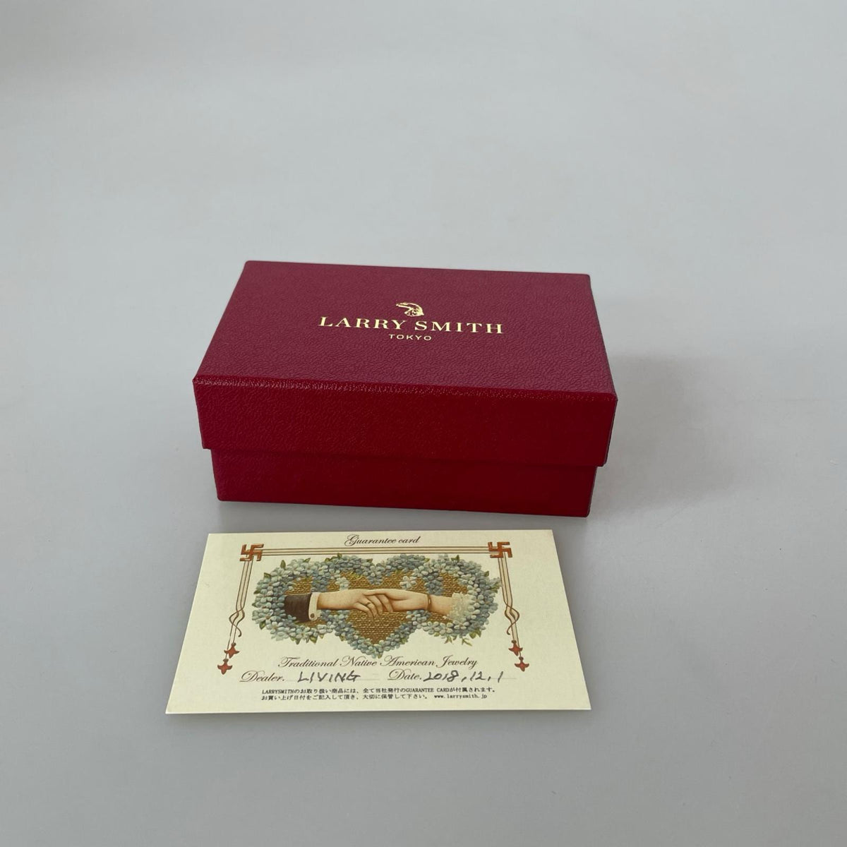ブレスレット LARRY SMITH EAGLE HEAD STAMPED BRACELET シルバー