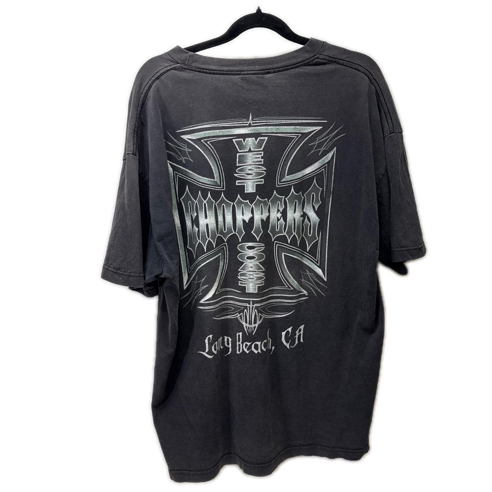 半袖Ｔシャツ 00s/WEST COAST CHOPPERS/IRONCROSS TEE LL グレー