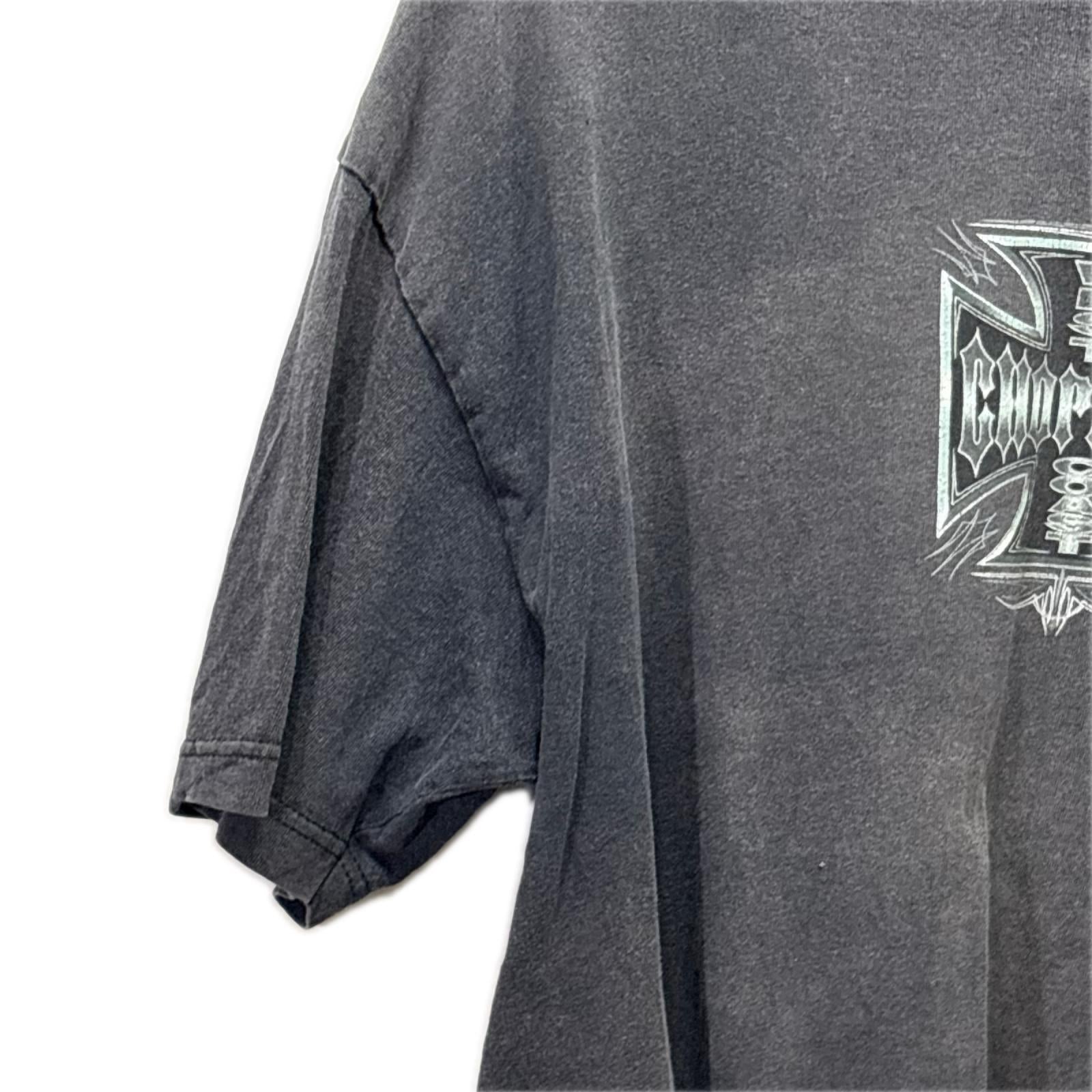 半袖Ｔシャツ 00s/WEST COAST CHOPPERS/IRONCROSS TEE LL グレー