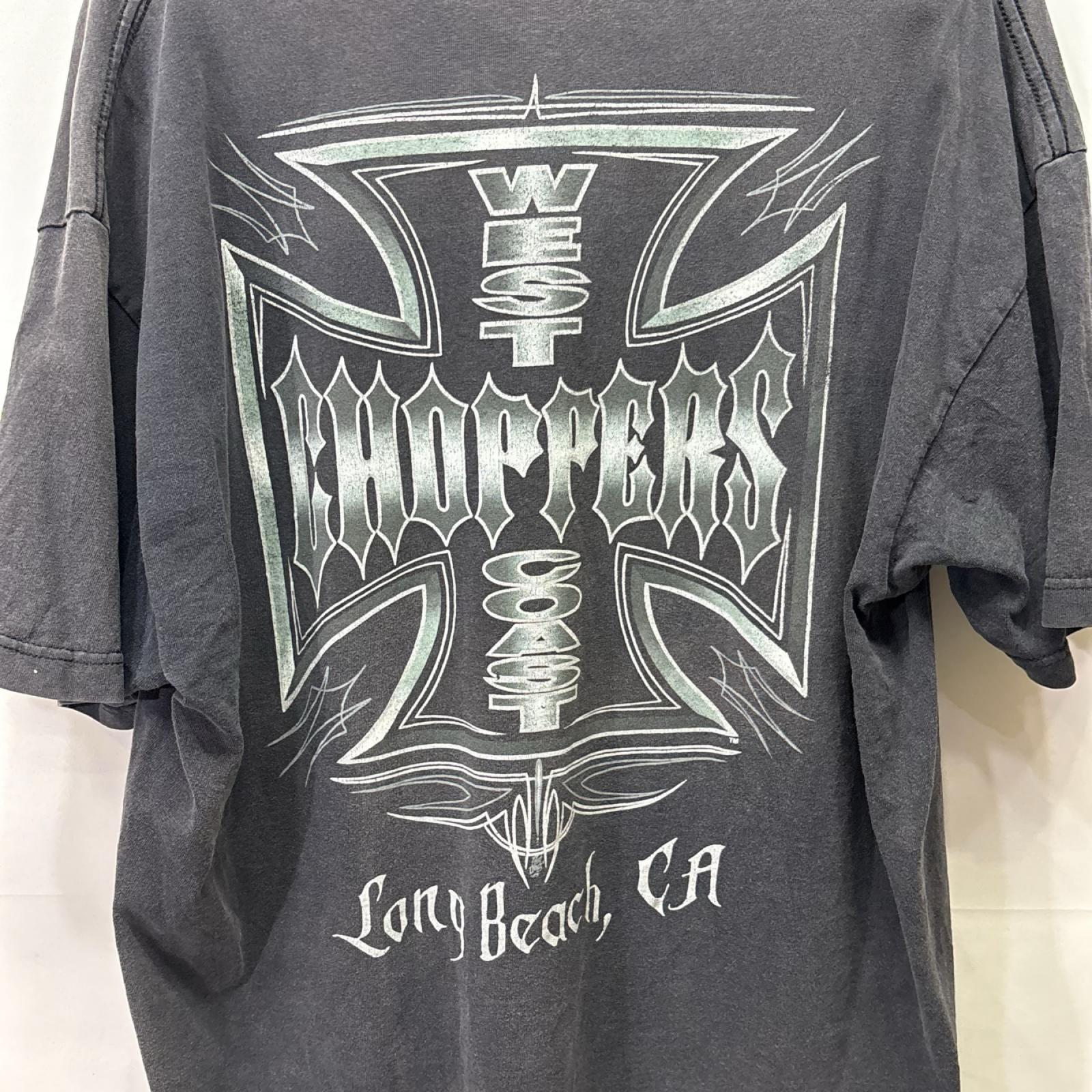 半袖Ｔシャツ 00s/WEST COAST CHOPPERS/IRONCROSS TEE LL グレー