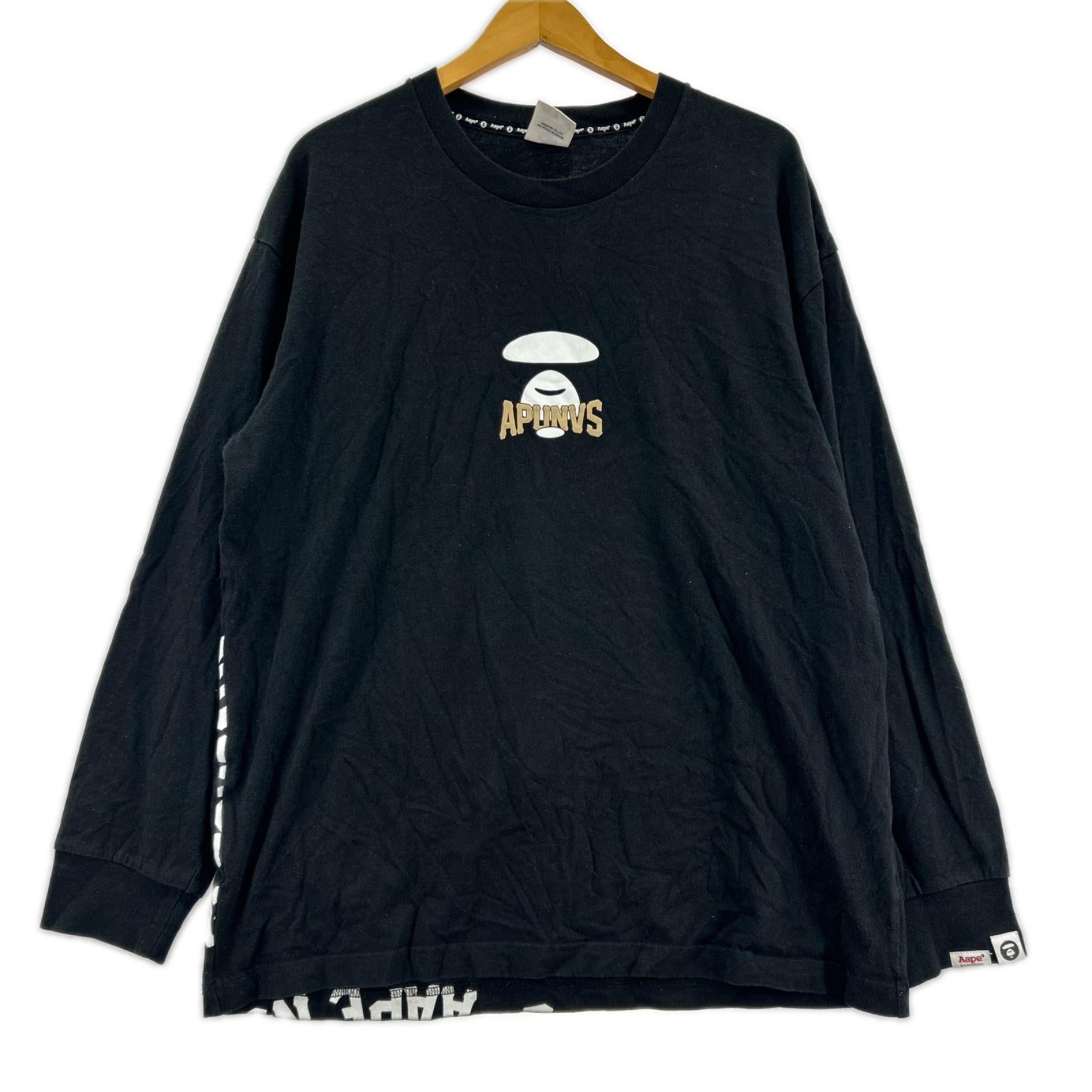 長袖Ｔシャツ LONG SLEEVE T BLK L ブラック
