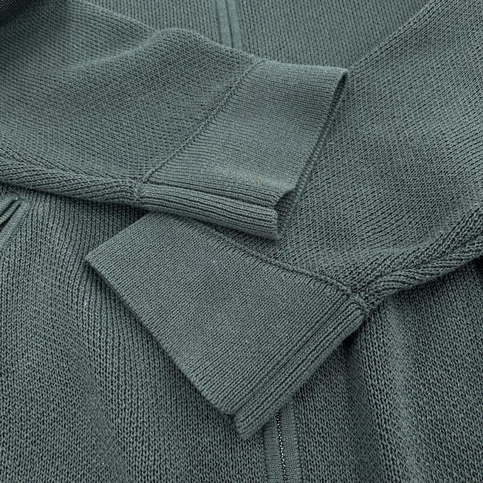 ジャケット ニット生地 GRY M M グリーン