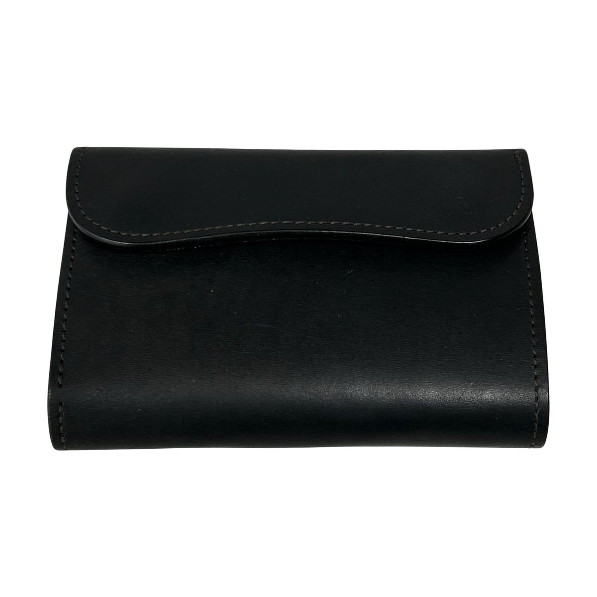 コンパクトウォレット WILDSWANS ﾚｻﾞｰ ｺﾝﾊﾟｸﾄｳｫﾚｯﾄ ブラック