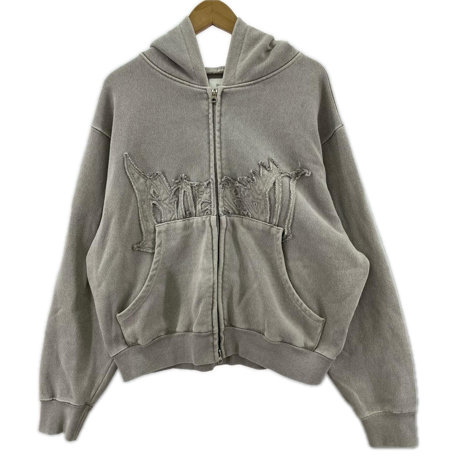 パーカー BLESS U Pigment Zip Hoodie ｸﾞﾚｰ (M) M グレー