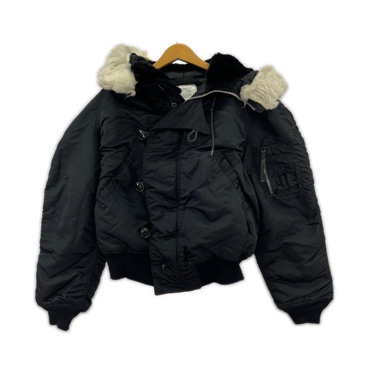 ダウンジャケット alpha industries N2-B M ﾌﾞﾗｯｸ M ブラック
