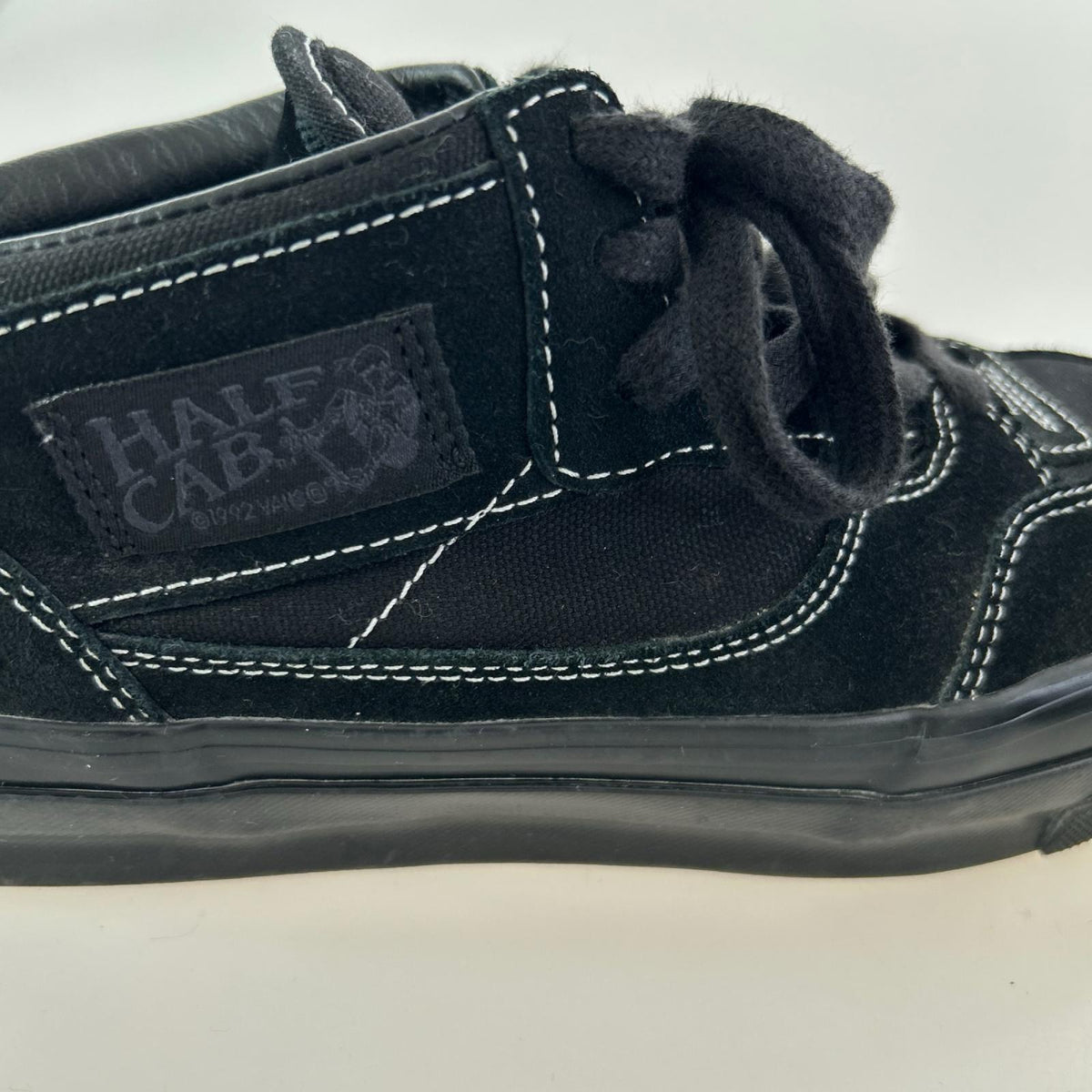 スニーカー VANS HALF CAB BLK 26.5 26.5cm (US8 1/2 UK8 EU43) ブラック