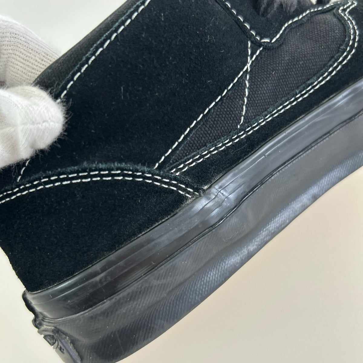 スニーカー VANS HALF CAB BLK 26.5 26.5cm (US8 1/2 UK8 EU43) ブラック