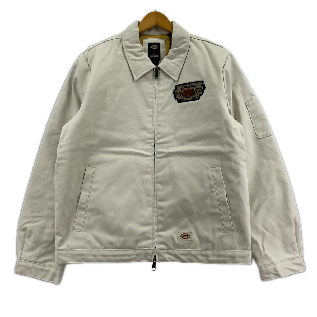 ジャケット ×Dickies H-D 裏地ｷﾙﾃｨﾝｸﾞｱｲｾﾞﾝﾊﾜｰ 白 (M) M ホワイト