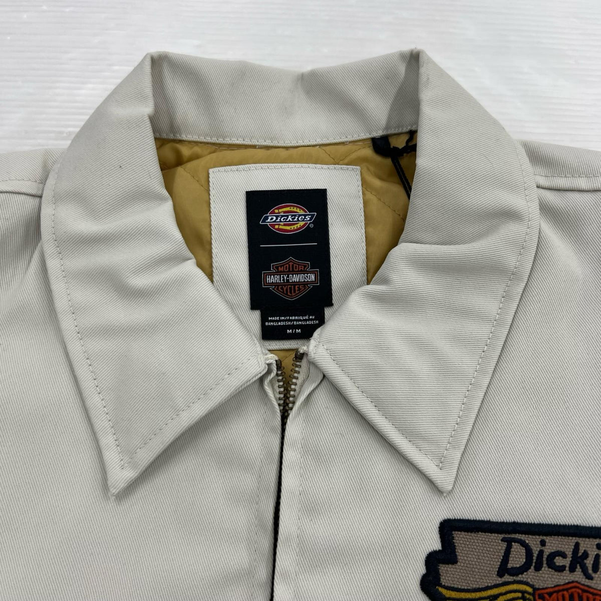 ジャケット ×Dickies H-D 裏地ｷﾙﾃｨﾝｸﾞｱｲｾﾞﾝﾊﾜｰ 白 (M) M ホワイト