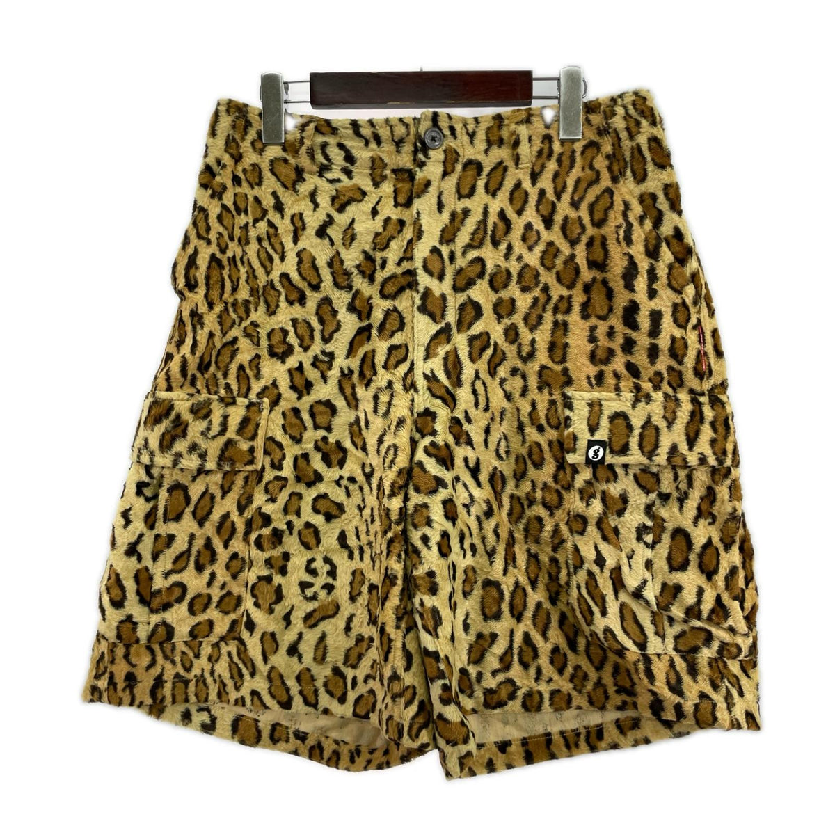 ショートパンツ Supreme×GOODENOUGH 25SS Crushed Rayon Cargo Short "Leopard 32 ﾚｵﾊﾟｰﾄﾞ ブラウン