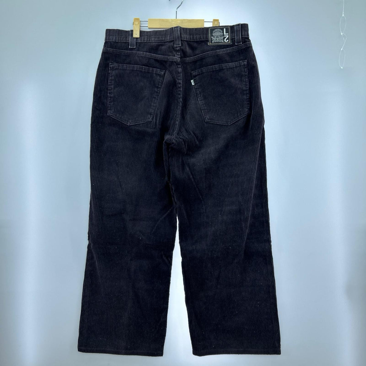 パンツ 90s L2 BAGGY WIDE LEG ｺｰﾃﾞｭﾛｲﾊﾟﾝﾂ W36 36 ブラック