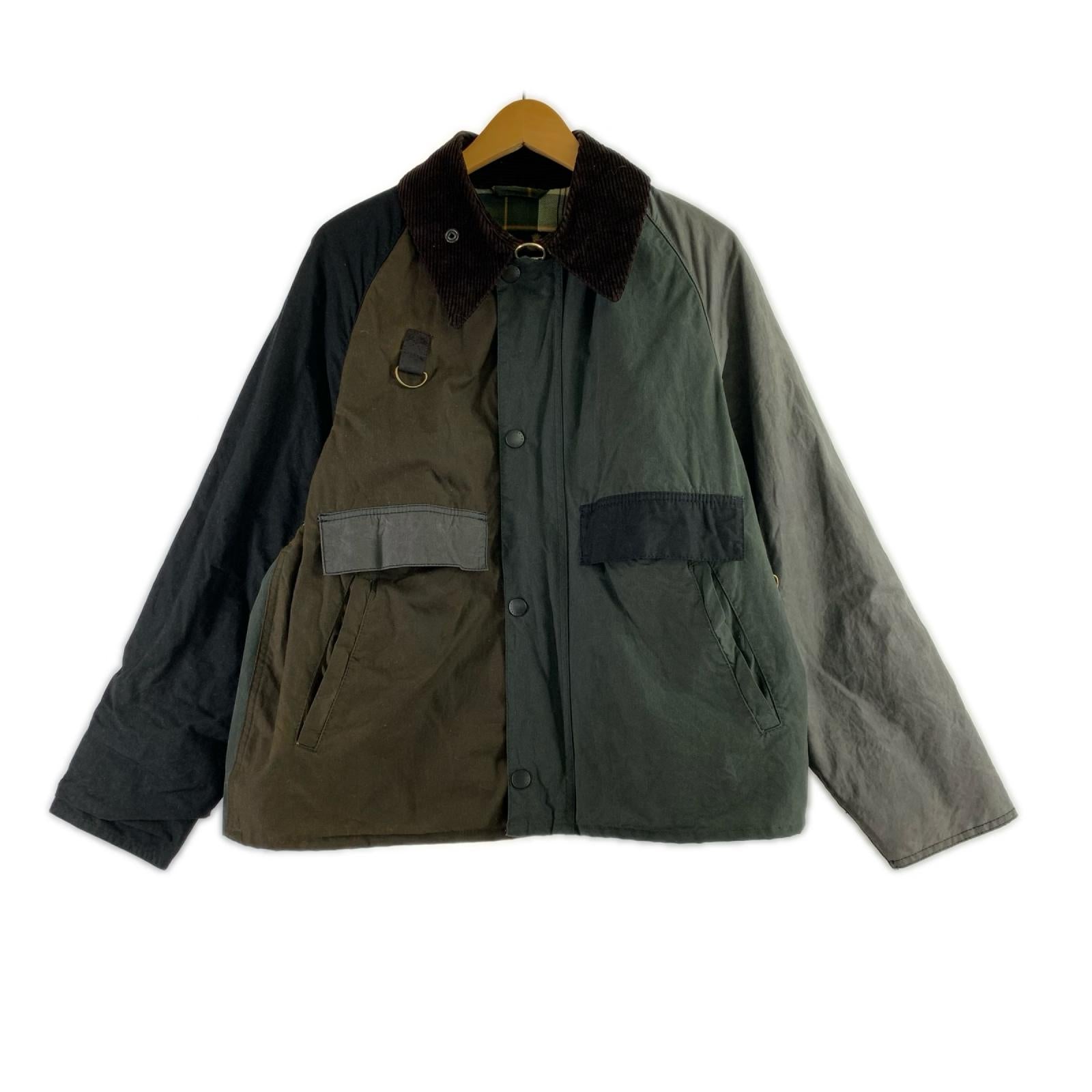 ジャケット Barbour 22AW PATCH SPEY ﾊﾟｯﾁﾜｰｸｽﾍﾟｲｼﾞｬｹｯﾄ M ｸﾞﾘｰﾝ S