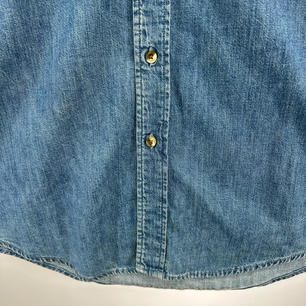 長袖シャツ 90S ﾃﾞﾆﾑｼｬﾂ ﾗｲﾄﾌﾞﾙｰ (m) M ブルー