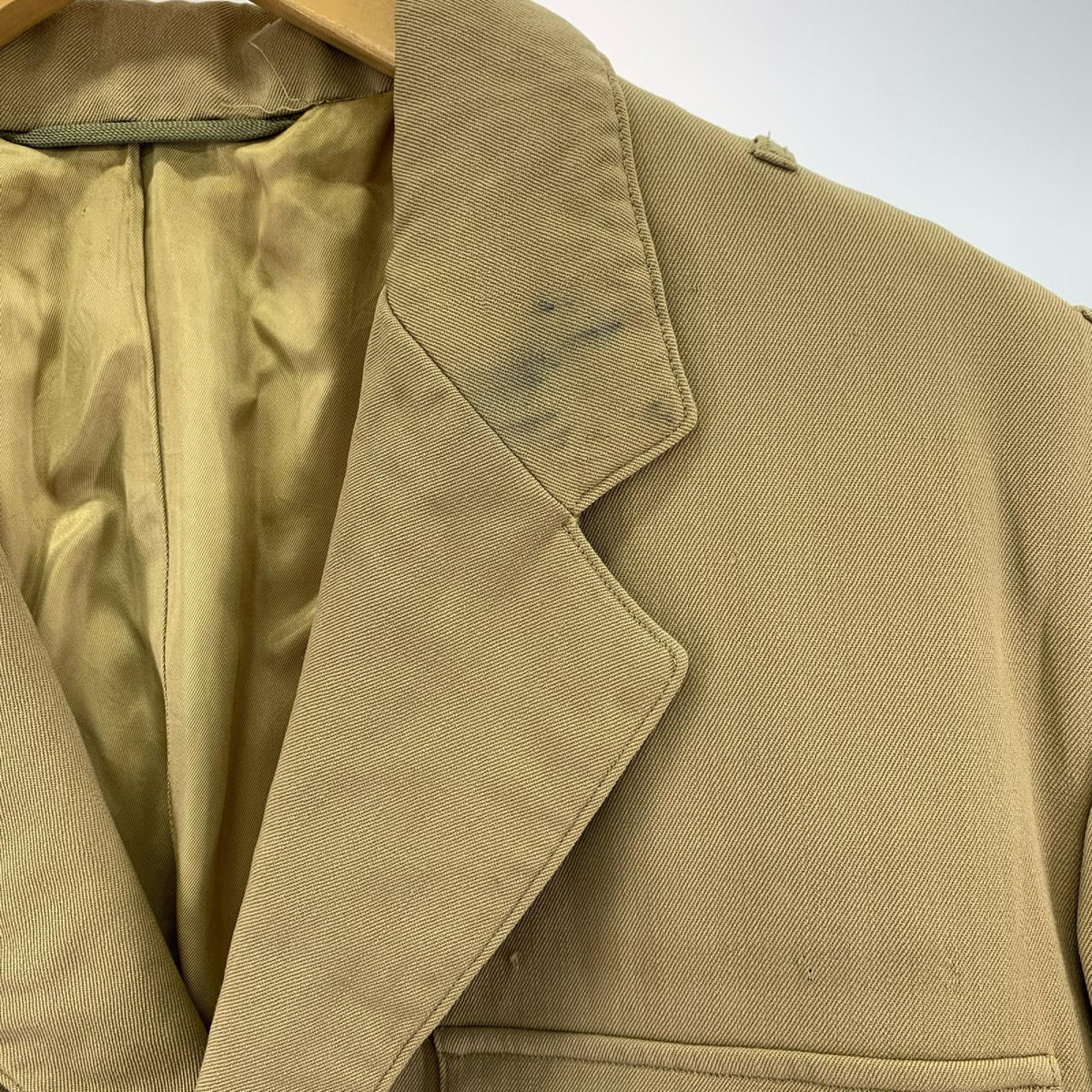 テーラードジャケット U.S.NAVY NAVAL UNIFORM SHOP ﾍﾞｰｼﾞｭ ベージュ