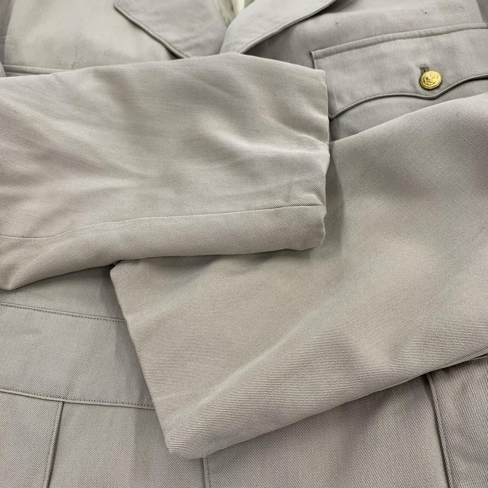 テーラードジャケット U.S.NAVY NAVAL UNIFORM SHOP ﾍﾞｰｼﾞｭ ベージュ