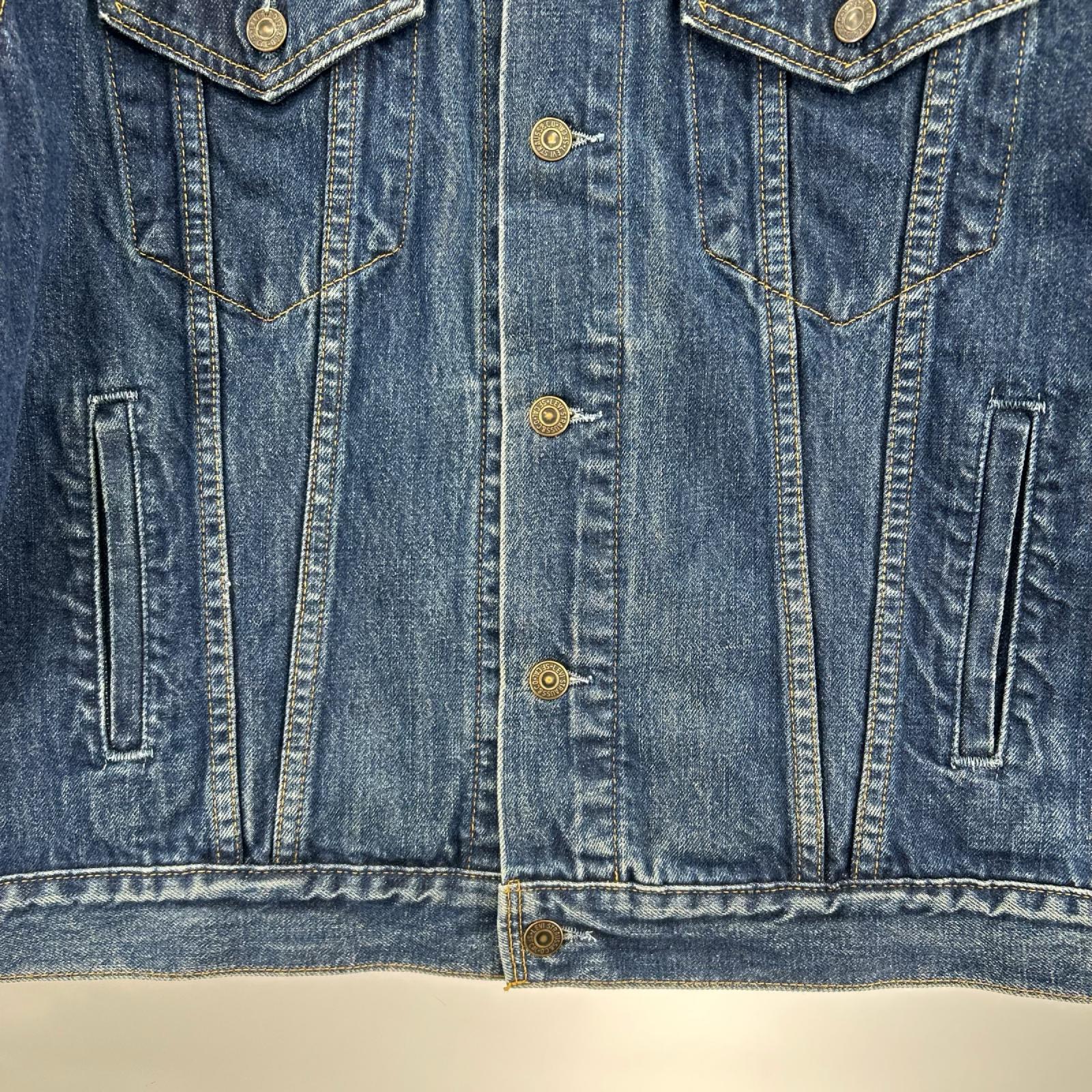 デニムジャケット 90～00S 70503-04 ﾕｰﾛ 紺 (XL) ネイビー