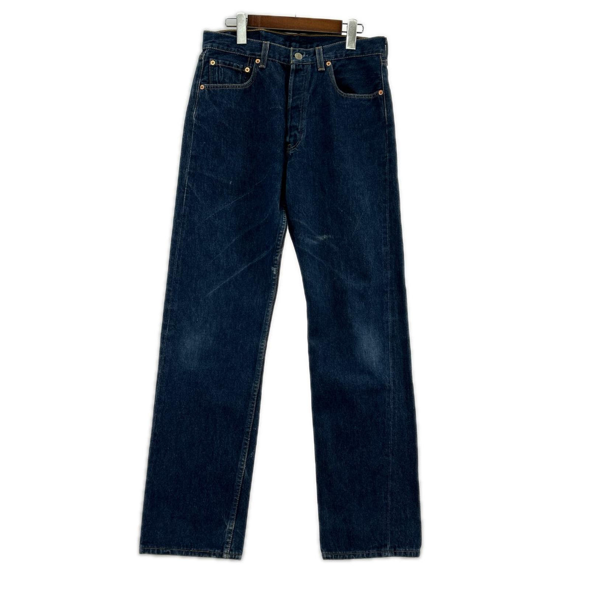 デニムパンツ 90S USA製 501 刻印501 紺 (32) 32 ネイビー