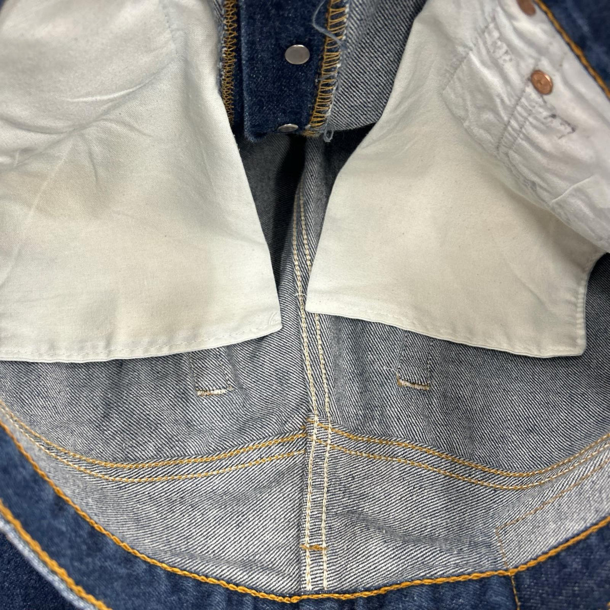 デニムパンツ 90S USA製 501 刻印501 紺 (32) 32 ネイビー