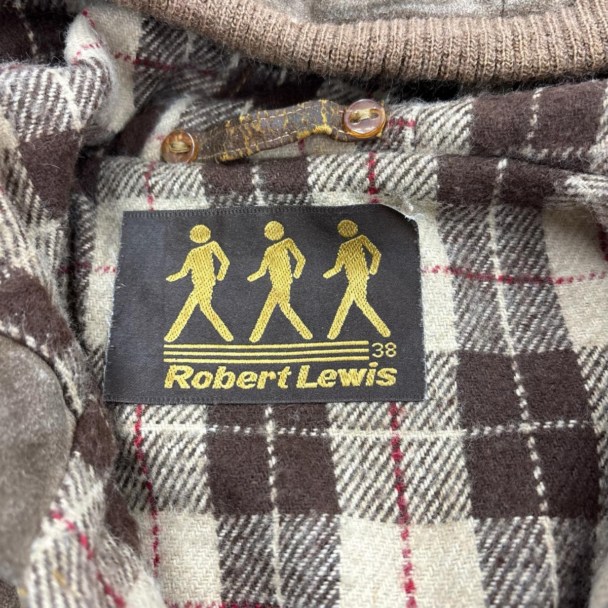 ジャケット ROBERT LEWIS ﾚｻﾞｰｼﾞｬｹｯﾄ ﾌﾞﾗｳﾝ 38 ブラウン