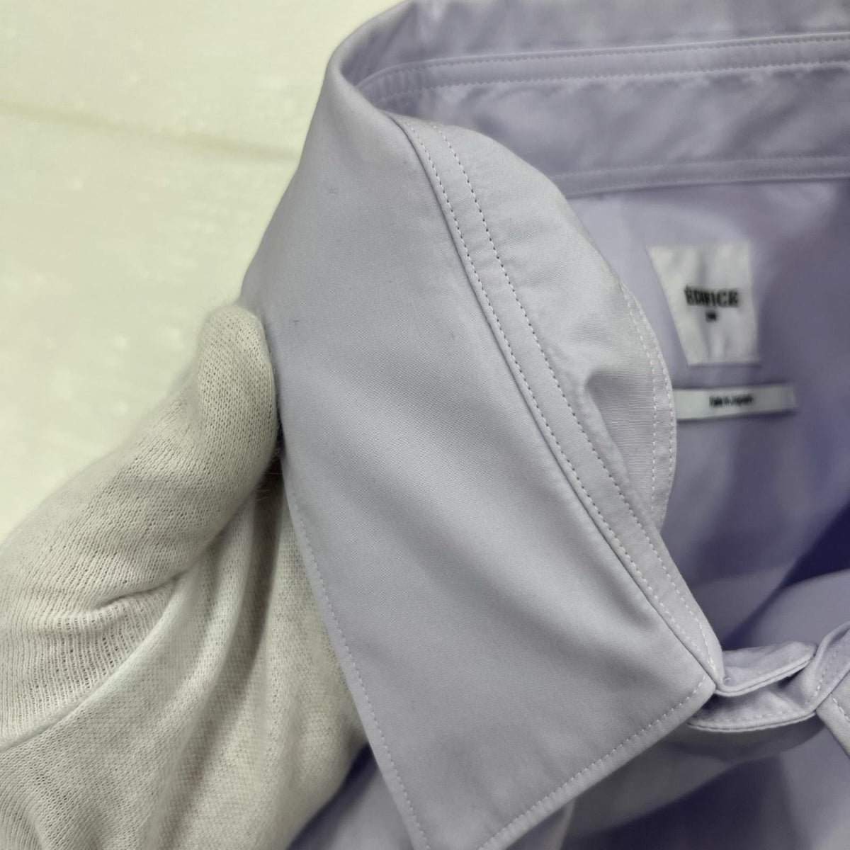 長袖シャツ 26SS/水色 S パープル