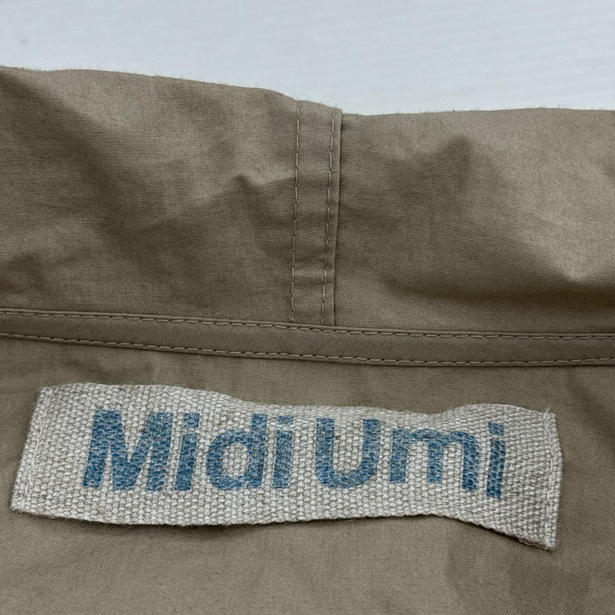 ジャケット MidiUmi ﾌｰﾄﾞ付きﾛﾝｸﾞｺｰﾄ ﾍﾞｰｼﾞｭ ブラウン