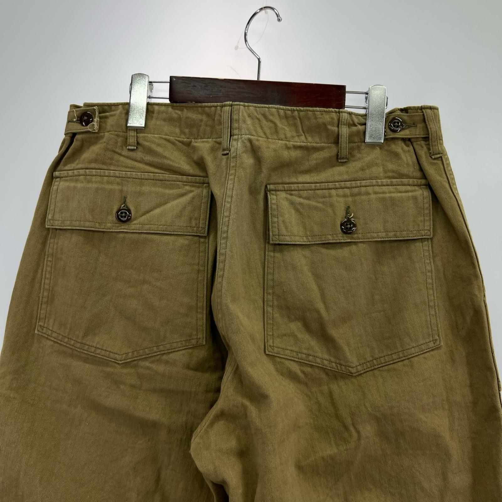 パンツ HBT MILITARY PANTS 36 ブラウン