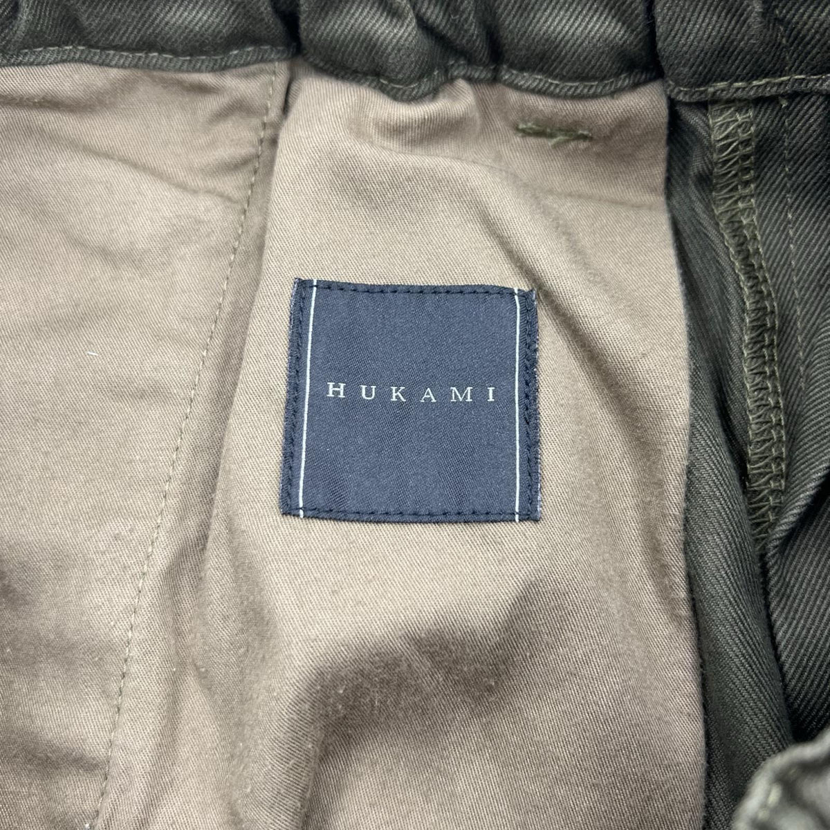 パンツ HUKAMI ｶｰｺﾞﾊﾟﾝﾂ 緑 L グリーン