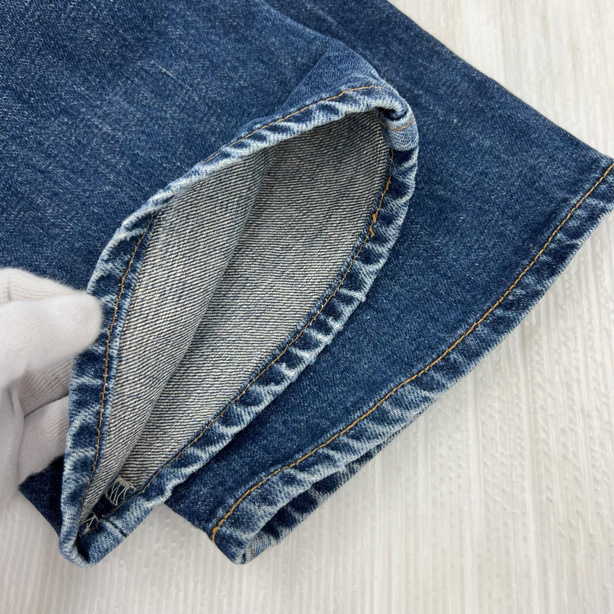 デニムパンツ 501 ｲﾝﾃﾞｨｺﾞ ﾌｨﾘﾋﾟﾝ製 紙ﾊﾟｯﾁ ブルー
