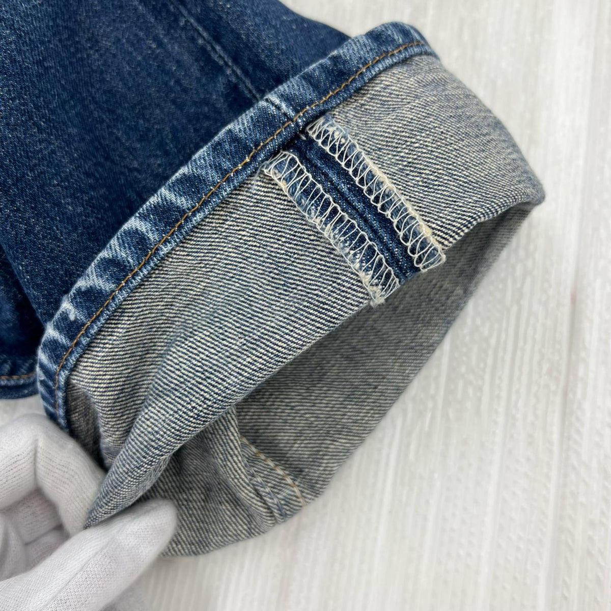 デニムパンツ 501 ｲﾝﾃﾞｨｺﾞ ﾌｨﾘﾋﾟﾝ製 紙ﾊﾟｯﾁ ブルー