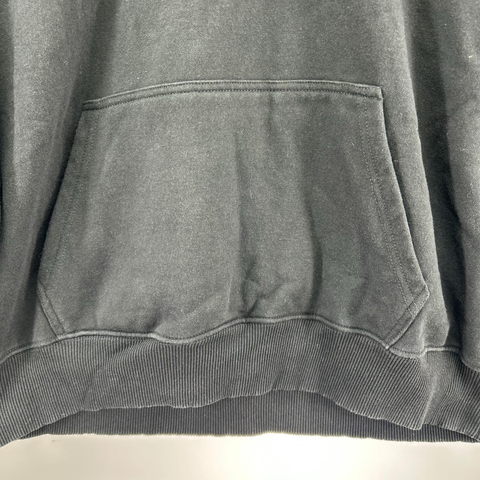 パーカー ｸﾗｳﾝﾛｺﾞ 黒 (M) M ブラック