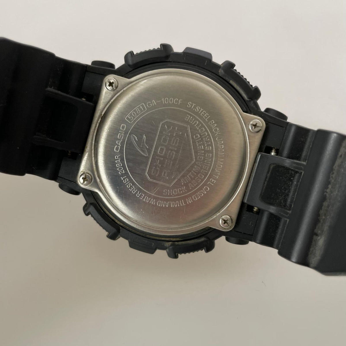 腕時計 GA-100CF-1AJF ﾌﾞﾗｯｸ ブラック