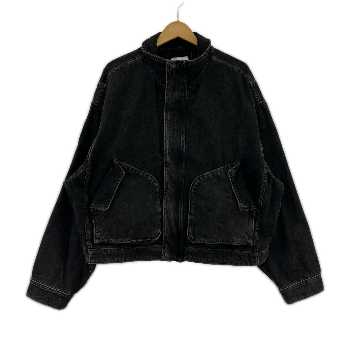 デニムジャケット ｸﾞﾚｰ ブラック