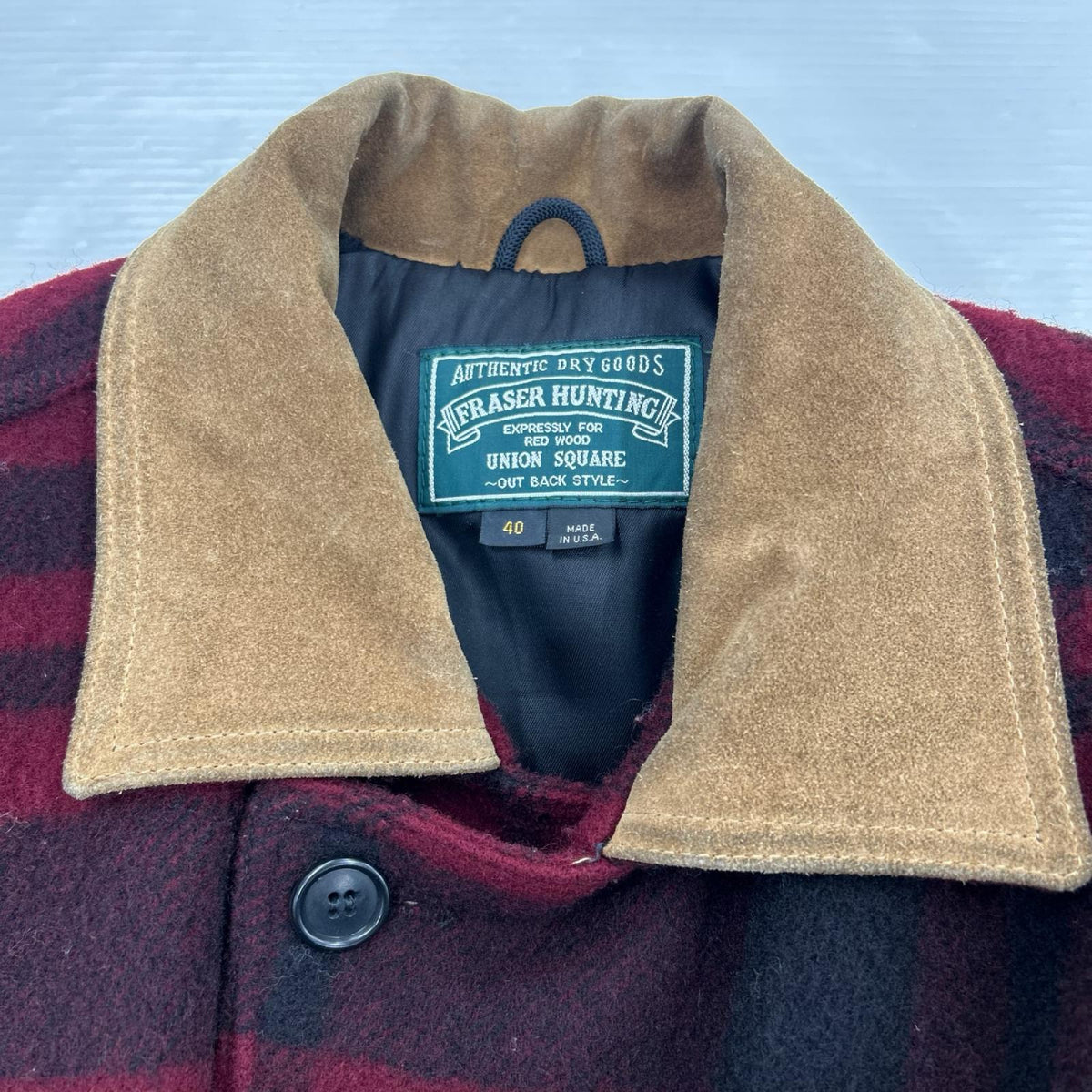 ジャケット RED WOOD ﾊﾝﾃｨﾝｸﾞｼﾞｬｹｯﾄ 赤 40 レッド