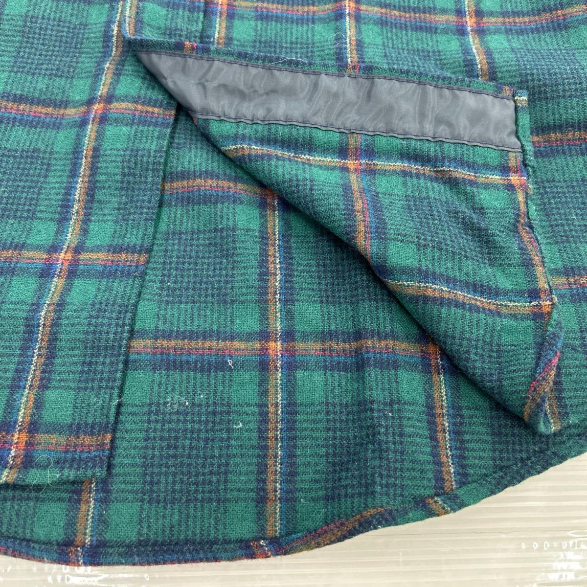 長袖シャツ PENDLETON USA製 ﾁｪｯｸｳｰﾙｼｬﾂ 緑 (M) M グリーン