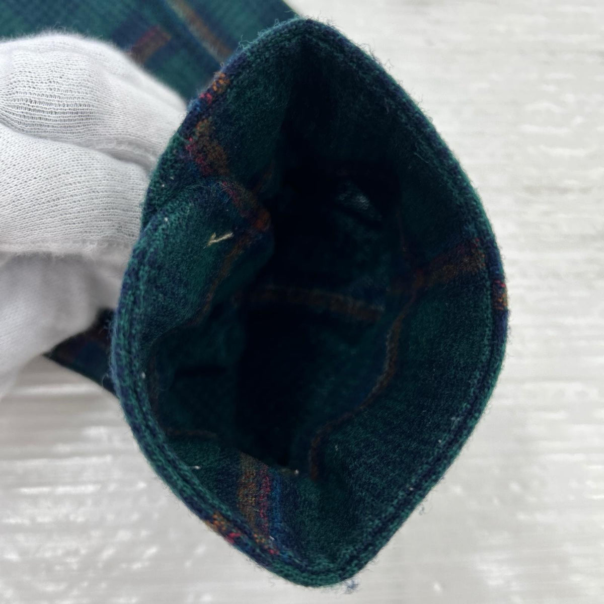 長袖シャツ PENDLETON USA製 ﾁｪｯｸｳｰﾙｼｬﾂ 緑 (M) M グリーン