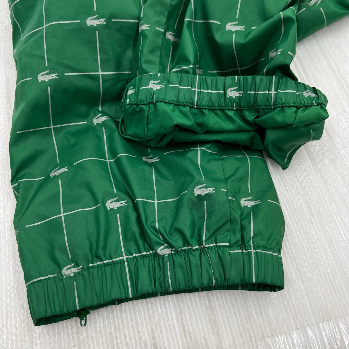 パンツ ×LACOSTE ReflectiveGrid Nylon Track Pant S グリーン
