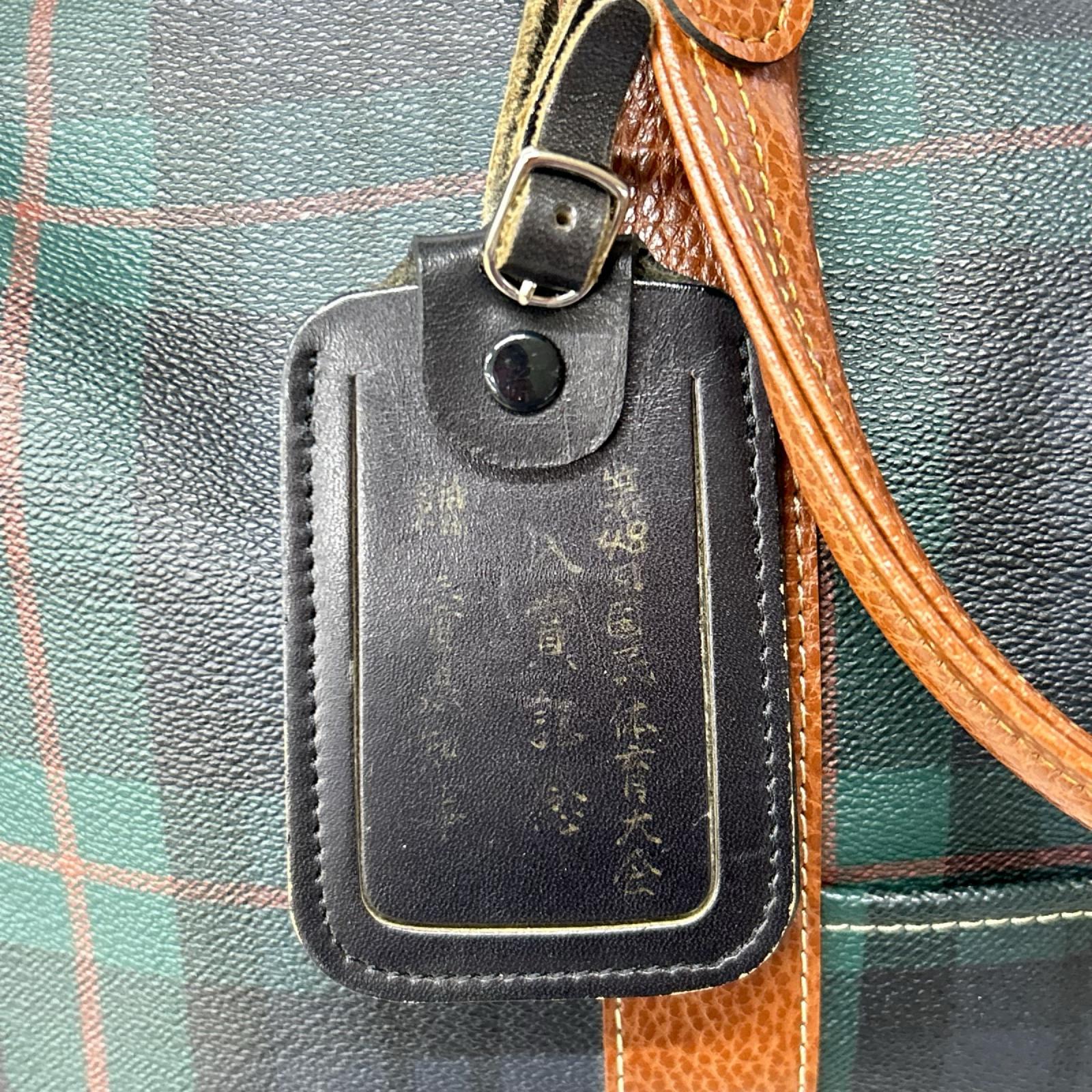その他バッグ ﾊﾝﾄﾞﾊﾞｯｸ ﾁｪｯｸ グリーン