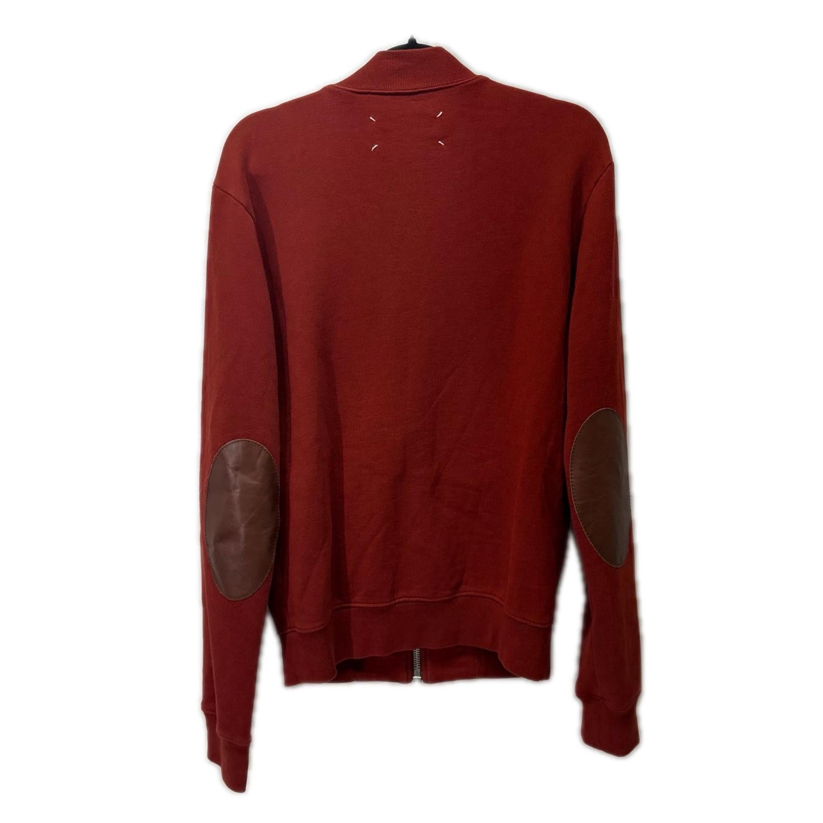 カーディガン 16AW/ｶﾞﾘｱｰﾉ期/ｴﾙﾎﾞｰﾊﾟｯﾁｽｳｪｯﾄﾌﾞﾙｿﾞﾝ 44 オレンジ