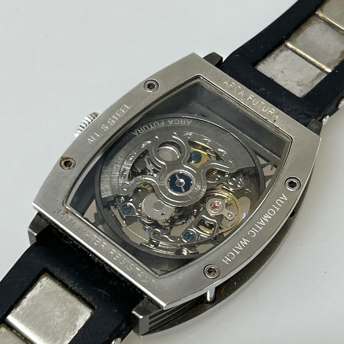 腕時計 arca futura　ｽｹﾙﾄﾝ