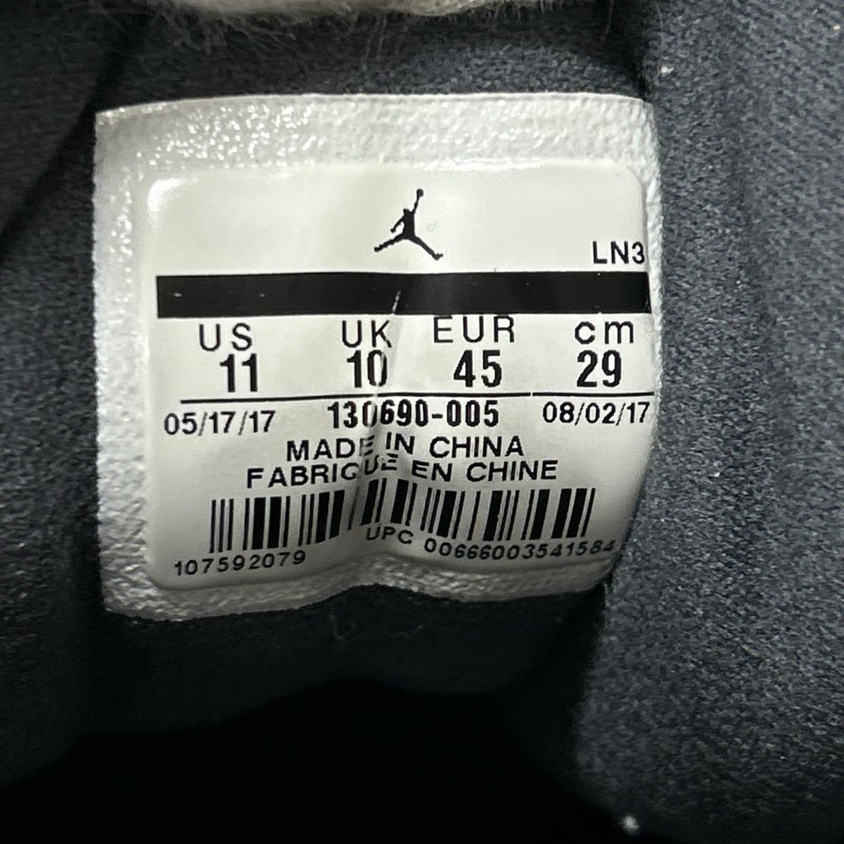 スニーカー AIR JORDAN 12 RETRO DARK GREY 29.0cm 29cm (US11 UK10 1/2 EU48) グレー