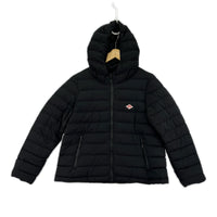 ダウンジャケット MIDDLE DOWN HOODED JACKET ﾌﾞﾗｯｸ M ブラック